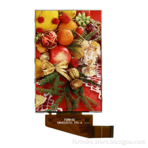 5.3-inch TFT LCD Module, Portrait Type with High-resolution, Multi-interface